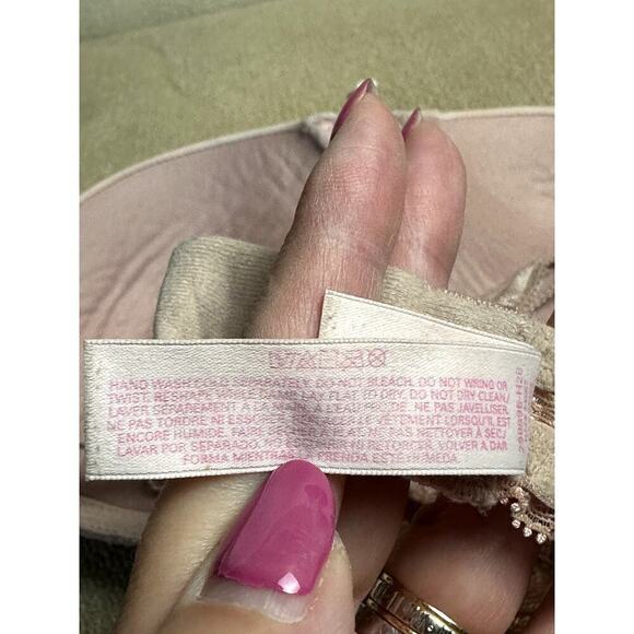 Victoria Secret Beige Push Up Wire Bra Women's Size 34C - Picture 5 of 6
